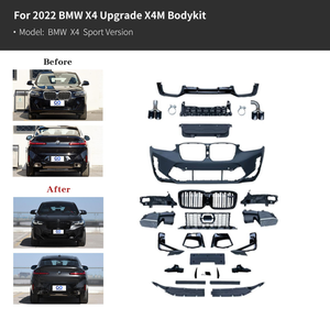 Kit Carrozzeria Modificato per <span class=keywords><strong>BMW</strong></span> Serie <span class=keywords><strong>X4</strong></span> 19-24, Versione Normale Go2 G02, Aggiornamento X4M <span class=keywords><strong>X4</strong></span> MT Sport, Paraurti e Kit Carrozzeria - Product Image 1