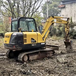 Hyundai originale <span class=keywords><strong>Yanma</strong></span> motore Mini escavatore 6Ton piccola scavatrice con 1 anno di garanzia usato escavatori per la vendita - Product Image 3