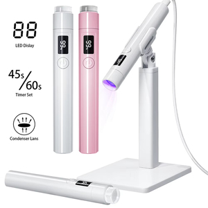 Mini Lámpara Ultravioleta para Secar Uñas, Mini Linterna LED con Pantalla, Secador de Uñas Portátil con 2 Ajustes de Tiempo para Manicura Casera - Product Image 6
