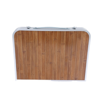 Table de pique-nique pliable DINGXIANG moderne, légère, en aluminium, facile à transporter, pour le camping, les voyages, les loisirs en plein air