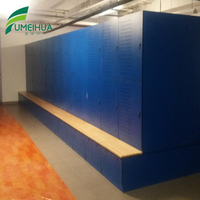 Casier électronique à 4 portes avec serrure à clé, certifié CE, étanche, pour hôpital, salle de sport, vestiaire, armoire assemblée pour le rangement des bagages