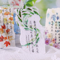 20 stickers per verpakking Fangye Story Collection Series Bloem- en plantenmotieven voor journaling
