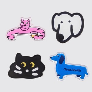 Autocollants magnétiques modernes pour réfrigérateur, en acrylique, avec figurines de personnages de dessins animés, d'anime et d'animaux, style coréen Ins, pour réfrigérateur coréen moderne - Product Image 1