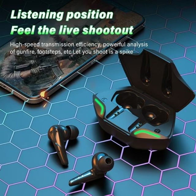 G11 TWS Wireless E-sports Gaming Earbuds Low Latency In-ear Comfortable Super Battery Life Music Call Active Noise Cancellation