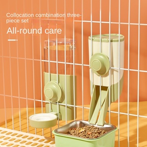 Premio di lusso automatico di coniglio di grande capacità gabbia di plastica montato piccolo distributore di cibo per <span class=keywords><strong>animali</strong></span> - Product Image 2