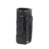 Bolsa Táctica Plegable TONMO de Nailon Ligero, Impermeable y Resistente al Desgaste, con Sistema Molle, para Almacenamiento al Aire Libre, con Compartimento para Botella de Agua de 0.5L