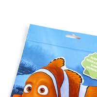 Individuell bedruckte Aluminium folie Mini heiß versiegelte flache Tasche drei Seiten Dichtung Reiß verschluss Dory Taschen