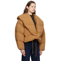 Veste d'hiver en taffetas de polyester matelassé pour femmes OEM avec col chaud à revers châle