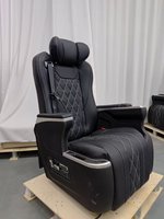 Kendaraan komersial mewah kustom kursi VIP kulit tinggi kursi malas elektrik nyaman Premium kursi ruangan mobil untuk AV Alpha