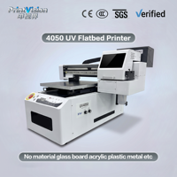 Imprimante UV 4050 prête à être expédiée, petite machine à plat A2, livraison rapide, impression directe sur bois et métal