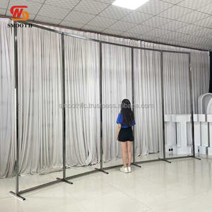 SMOOTH Wedding Decoration Stainless steel arch Black metal Frame for Event <b>Party</b> <b>Backdrop</b> Decoration - Product Image 1