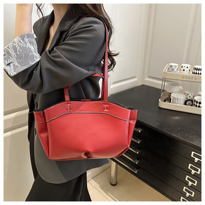 Set 2 in 1 Nuova Borsa a Mano da Donna di Grande Capacità, Vendita all'Ingrosso Transfrontaliera, Chiusura Aperta in Poliestere per Suocere - Product Image 3