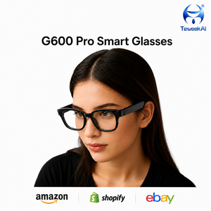 G600 Pro Intelligent Smart Glasses AI Assistant Camera 13MP Open Ear Audio Calling WiFi Transfer Business - Product Image 1