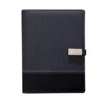 Buku Alamat Hadiah Bisnis Baru Pengisi Daya Nirkabel Power Bank Jangkauan Luas Penutup Kulit PU Mewah Multifungsi