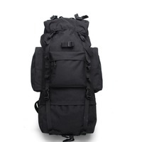 Sac à dos de randonnée tactique camouflage imperméable 65l grande capacité Sac de randonnée en montagne en plein air