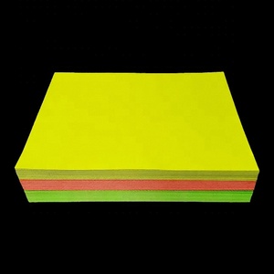 Neon Verde Fluorescente <span class=keywords><strong>Sticker</strong></span> <span class=keywords><strong>A4</strong></span> Foglio Pieno Opaco Adesivo Scrivibile Giallo Nome Tag Etichette Stampabile Luminoso Al Neon Adesivo di Carta - Product Image 6