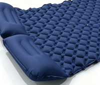 Matelas pneumatique double pour le camping en plein air, épaisseur 10 cm, matelas gonflable avec éponge intégrée pour la randonnée, les voyages en voiture, la tente