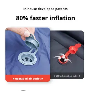 מחצלת קמפינג מתנפחת חיצונית משאבת רגל משאבת מזרון אוטומטית כרית TPU יהלום כרית מזרון מתקפל יחיד עמיד בפני לחות - Product Image 4