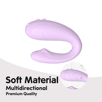 Delfin-ähnliches Wiederaufladbares Kabelloses Doppelmotor-Vibrator mit 10 Vibrationen Paar-Sexspielzeug für Frauen und Männer