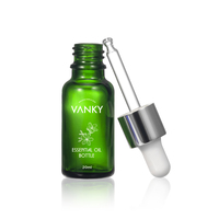 Flacon compte gouttes d'huile essentielle en verre, rond ombré pour le visage, pour les yeux, 10Ml, 15Ml, 20Ml, 30Ml, 50Ml, 100Ml