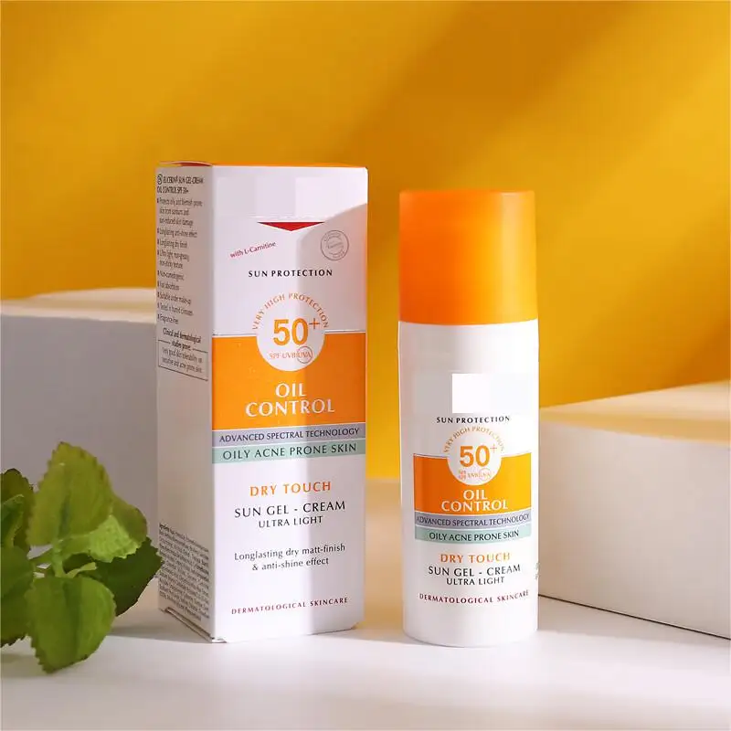 Euceri-Gel-Crema Solar con Control de Aceite SPF 50 + Protector Solar Facial UVA/UVB Protección Cualquier Piel Protector Solar