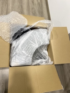 Poubelle à 3 compartiments séparés en plastique, en forme d'éventail, avec couvercles, pour évier de cuisine et rangement sous armoire - Product Image 6