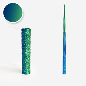 ด้ามจับดาบทรงกระบอกสีสันสดใสแบบ 3 มิติ ลายมังกรแบบยืดหดได้ พร้อมลวดลายรูปเมฆสำหรับเล่น - Product Image 3