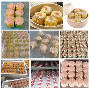 Siomai Machine Semi-automatic Food Factory Fresh Meat Shuimai Machine Steamed Pork Glutinous Rice Shaomai Machine