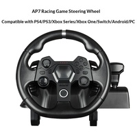 Volant de jeu de course AP7 270 grand format avec sensibilité réglable, compatible Switch// Series/ One/PC/Android