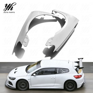 Parafango Anteriore in FRP con Prese d'Aria, Coppia Sinistra e <span class=keywords><strong>Destra</strong></span> per Volkswagen VW Scirocco R Cup Racing, Parti Carrozzeria 2008-2017, Kit Accessori - Product Image 4