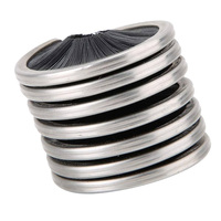 Brosse de nettoyage industrielle ODM OEM, brosse à anneau intérieur en spirale vers l'intérieur pour corde d'escalade, haute qualité