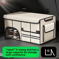 Boîte de rangement pliable pour voiture en tissu Oxford en gros, solution pratique pour le coffre