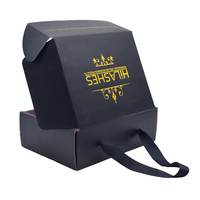 Boîte en carton ondulé personnalisée avec logo imprimé pour l'expédition, le déménagement, l'emballage de vêtements, de costumes, de t-shirts, de vêtements