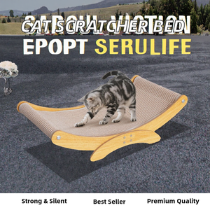 Cama Rascador para Gatos AROPEME de 23.6 Pulgadas, Sisal Natural, Marco de Madera Sólida, Diseño Moderno y Minimalista, Fácil de Montar, Ecológico - Product Image 2