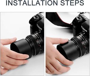 Металлическая выдвижная кольцевая шторка для объектива 77 мм с центральным зажимом для Canon, Nikon, Sony, Pentax, Olympus, Fuji, Summar - Product Image 5