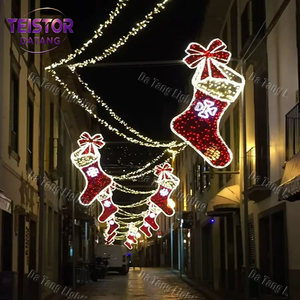 Guirlandes lumineuses LED commerciales en forme de rennes pour la décoration de Noël des rues, des allées et des quartiers commerciaux - Product Image 5