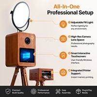 Machine Photobooth Commerciale Portable Interactif pour Mariages et Cérémonies – Équipement de Banquet