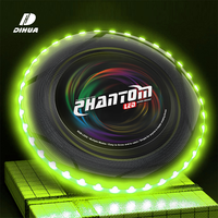 13 modes d'éclairage dynamique 9 "LED Light up Flying Disc Rechargeable Glowing Flying Disc Parfait pour les jeux de nuit et le plaisir de l'arrière-cour