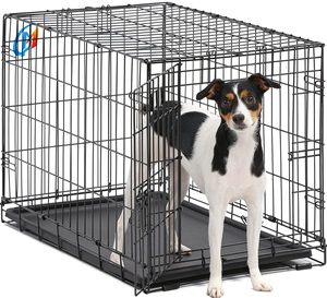 Lüks Modern paslanmaz çelik köpek taşıyıcı tepsi nefes ahşap katı desen kaliteli Pet enjeksiyon kafes-cut çelik tel örgü - Product Image 5