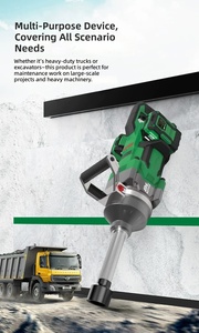 <span class=keywords><strong>Llave</strong></span> de <span class=keywords><strong>Impacto</strong></span> Eléctrica sin Escobillas de 3000 Nm, 21 V, 2 Baterías de Litio de 8.0 Ah, Accionamiento de 1 Pulgada, para Reparación Industrial de Tuercas de Rueda de Camiones de Uso Pesado - Product Image 4