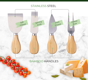 เขียงชีสทรงกลมขนาดใหญ่แบบพับได้พร้อมหูจับ - Product Image 2