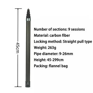 Poignée de bâton de <span class=keywords><strong>Selfie</strong></span> invisible poignée de temps de balle de trépied de pli multifonctionnel avec bâton d'extension de <span class=keywords><strong>Selfie</strong></span> de 1.1m pour Ins/ta360 - Product Image 2