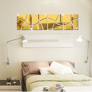 <span class=keywords><strong>Adesivi</strong></span> Murali a Specchio in Acrilico 3D Fai-da-Te, Moderni ed Ecologici, con Geometrie <span class=keywords><strong>per</strong></span> Camerette dei Bambini, Soggiorno e Decorazione Domestica - Product Image 4