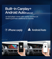 Radio para Auto de 8 Núcleos con Android 14 para Audi A4 B8 A5 2009-2016, Amplificador OBD2, RGB, WIFI, 4G, SIM, Sistema BT, GPS, Reproductor de CD Estéreo, TPMS
