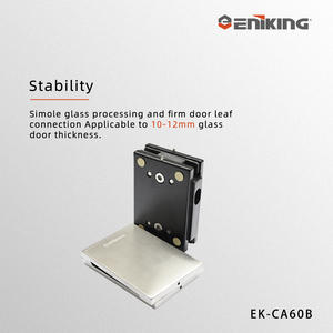 Offre Spéciale : Fixation et Pince pour Porte Vitrée en Acier Inoxydable de Haute Qualité Eniking EK-CA60B (Chine) - Product Image 3