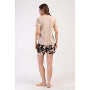 เสื้อแจ็คเก็ตทรงโอเวอร์ไซส์ คอโอ แขนสั้น สำหรับผู้หญิง ชุดสวยหรูสำหรับใส่ในชีวิตประจำวัน - Product Image 2