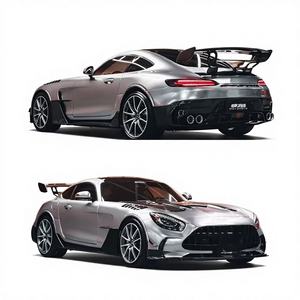 Pour Mercedes-Benz <span class=keywords><strong>AMG</strong></span> <span class=keywords><strong>GT</strong></span> <span class=keywords><strong>Black</strong></span> <span class=keywords><strong>Series</strong></span>, modification de carrosserie large, mise à niveau BS, pare-chocs avant et arrière, capot, aileron arrière, kits de carrosserie, pare-chocs - Product Image 1