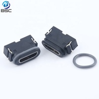Impermeable IP67 USB 2,0 tipo B 5 pines SMT Micro USB conector hembra USB Jack conector para carga y transmisión de datos