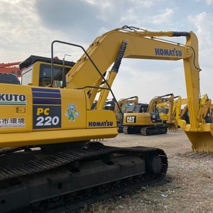 Excavadora Usada de Alta Calidad Komatsu PC220 de 22 Toneladas, Excavadora Hidráulica Japonesa de Segunda Mano, Komatsu PC220 de 22 Toneladas - Product Image 2
