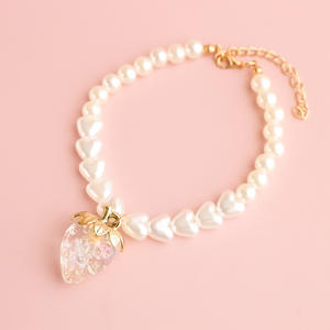 Hermoso Collar para Gato con Diseño Sólido, Colgante para Mascotas, Joyería para Vestidos de Fiesta, Cómodo Poliéster - Product Image 6